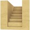 Ekena Millwork 4"W x 8"D x 4"H Wide Landon Rough Cedar Woodgrain TimberThane Corbel, Primed Tan CORUR04X08X04LANRCPR - alternate 2